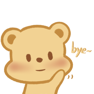 大头熊-拜拜