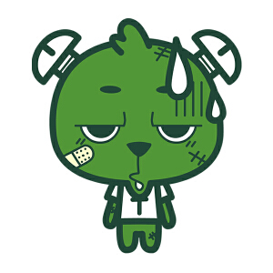 螺丝熊表情04-汗