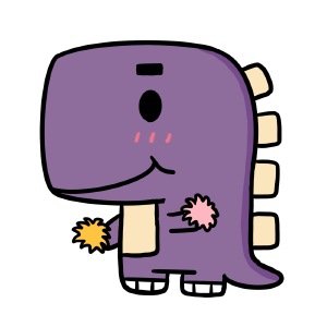 方块小恐龙加油