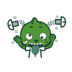 螺丝熊表情07-吐舌