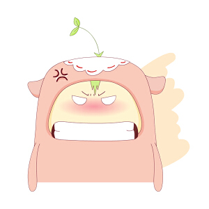 呆萌小香肠-生气