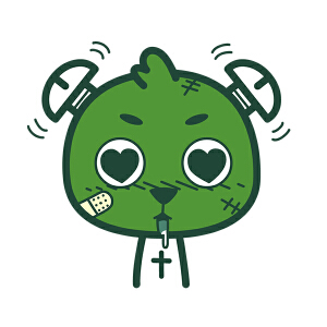 螺丝熊表情02-桃心