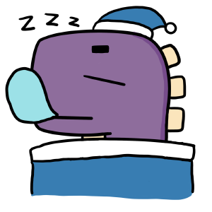 方块小恐龙晚安