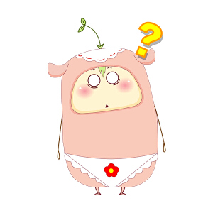 呆萌小香肠-歪脑袋