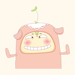 呆萌小香肠-贱笑