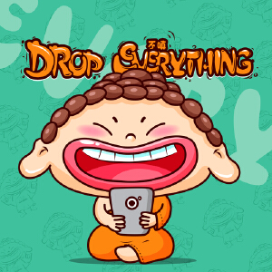 嘟嘟佛卡通形象设计-玩pad