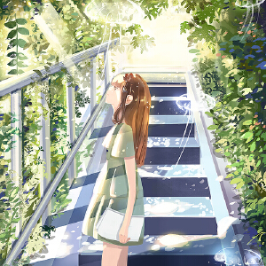 日系动漫女孩场景