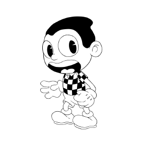 复古美式卡通人物